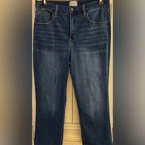 Crown & Ivy High Rise Dark Blue Jeans